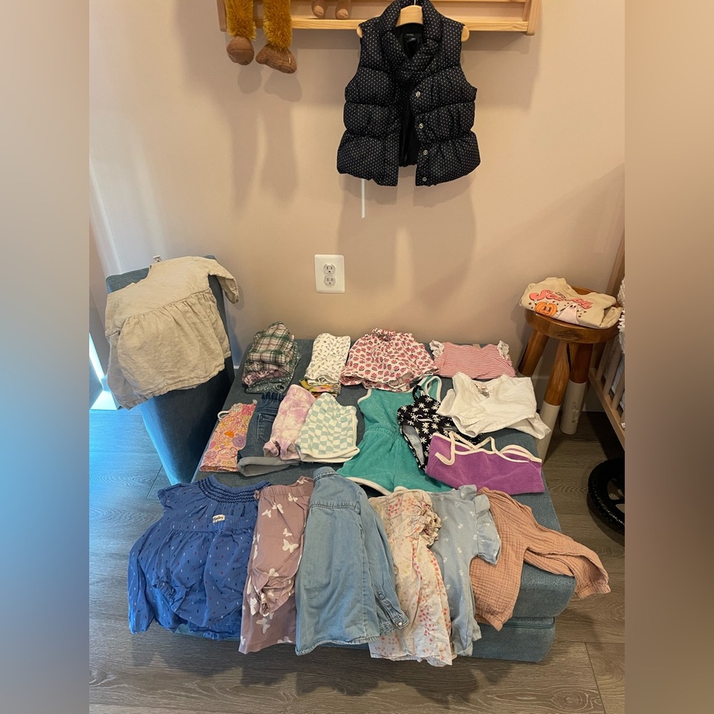 Bundle of 18 month - 2T clothing: Zara, Old Navy, Cat and Jack, H&M, and more